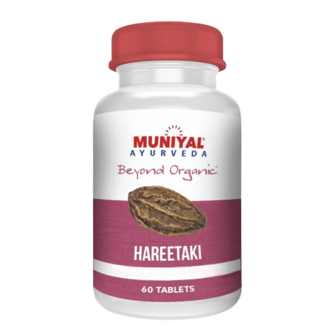 Image 1 of 60 tabs for the product Muniyal Ayurveda Haritaki Tablets