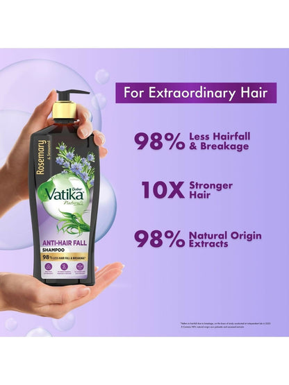 Image 5 of Dabur Vatika Naturals Rosemary & Seaweed Anti-Hair Fall Shampoo