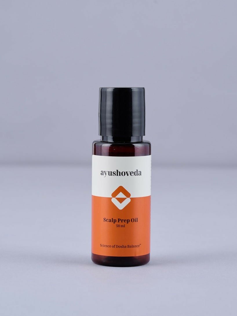 Image 1 of 50 ml for the product Ayushoveda Scalp Prep Oil