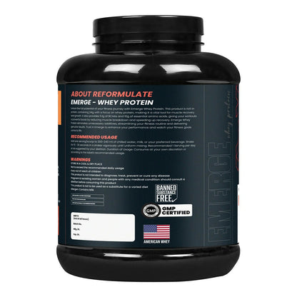 Image 3 of Reformulate Emerge I Whey Protein I Your Daily Meal Replacement Formula I 20 G I Protein I 5.1 G Bcaa's I 10 G Eaa's - Chocolate