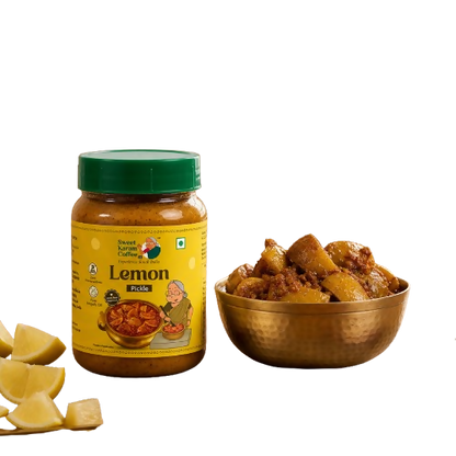 Image 1 of 250 gm for the product Sweet Karam Coffee Lemon Pickle