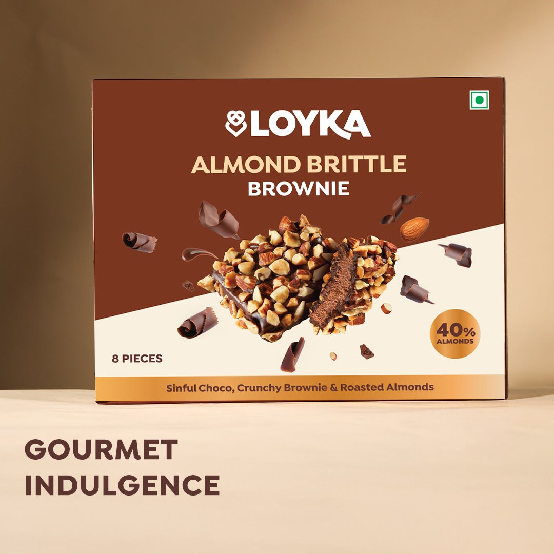 Image 1 of Loyka Almond Brittle Brownie 8pcs