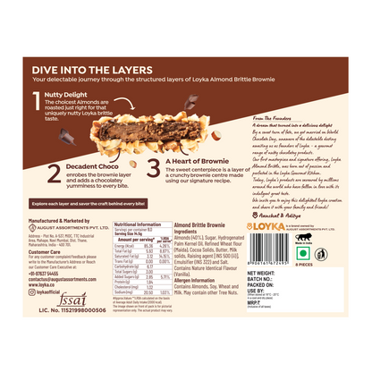 Image 5 of Loyka Almond Brittle Brownie 8pcs