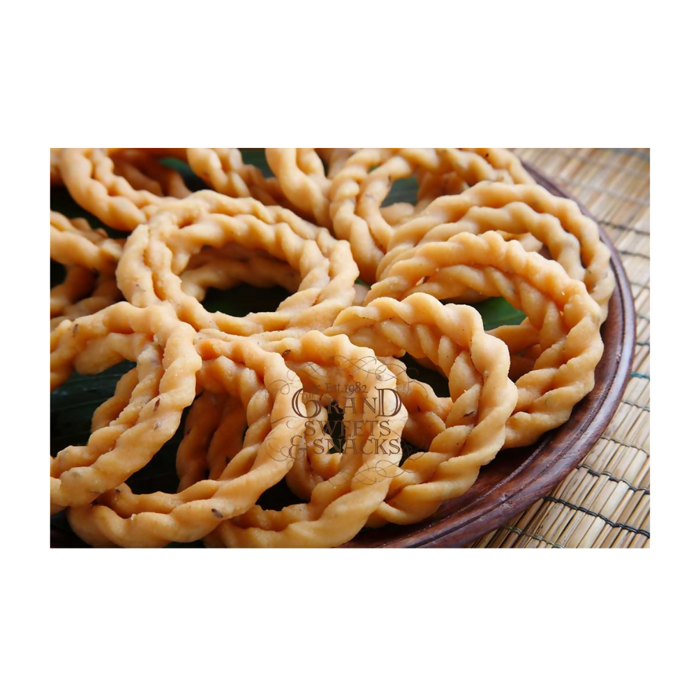 Image 1 of 1 kg / Pack of 1 for the product The Grand Sweets & Snacks Kai (Hand) Murukku