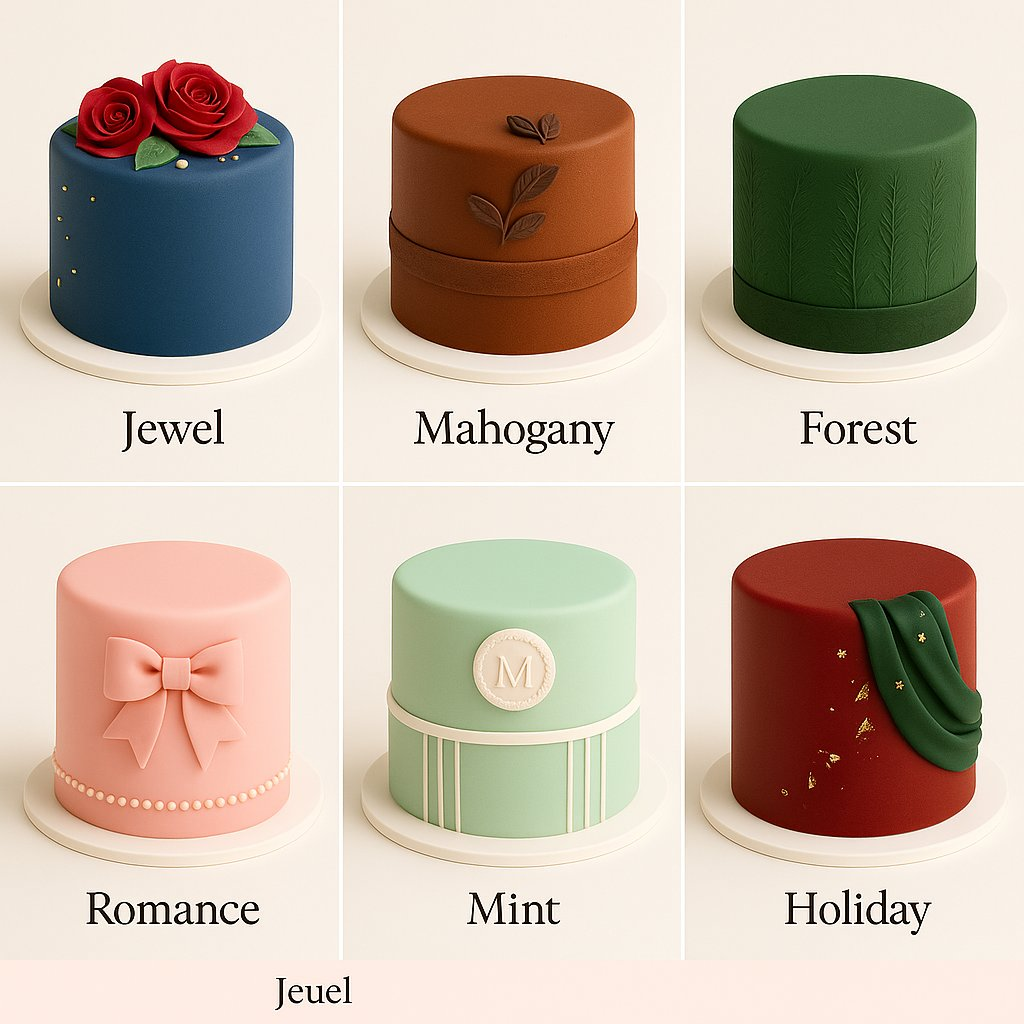 Image 10 of Confect Multipack of White, Emerald Green, Brown and Red Sugarpaste 19