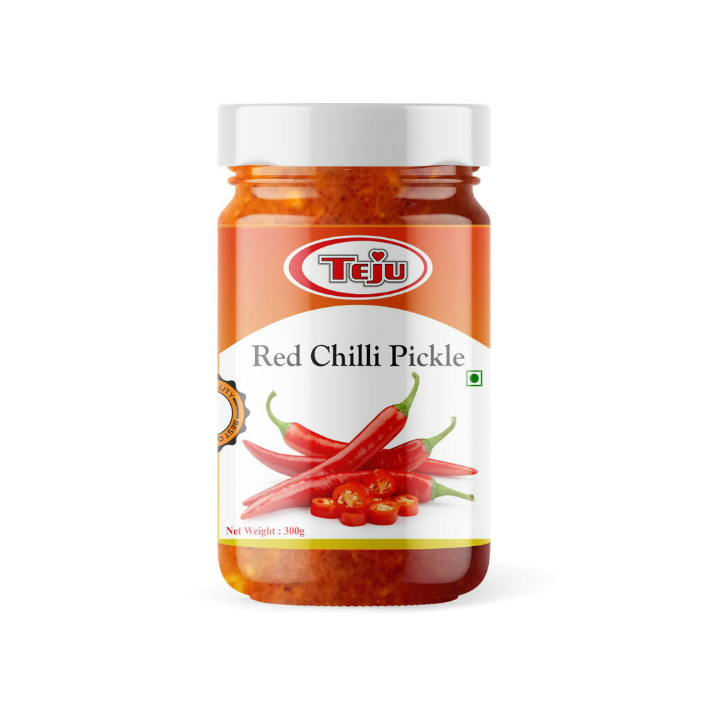 Image 1 of 300 gm / Pack of 1 for the product Teju Red Chilli Pickle