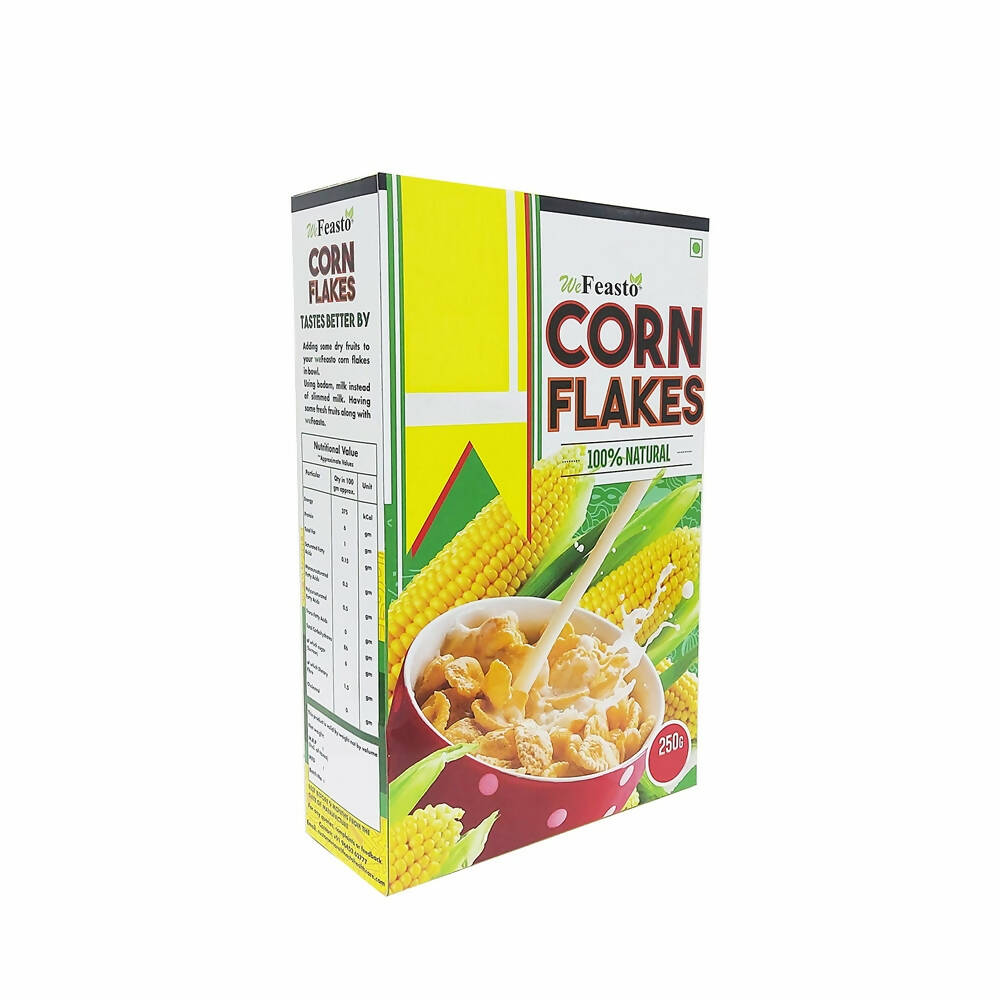 Image 1 of 250 gm / Pack of 1 for the product Wefeasto Corn Flakes