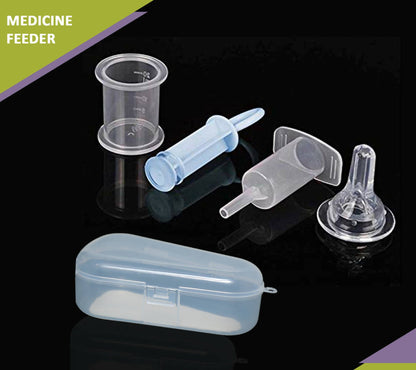 Image 2 of Safe-O-Kid Silicone made BPA free medicine Feeder cum Dropper for Kids- Blue