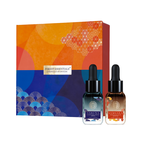 Image 1 of combo for the product Forest Essentials High-Performance Day & Night Face Serums Duo