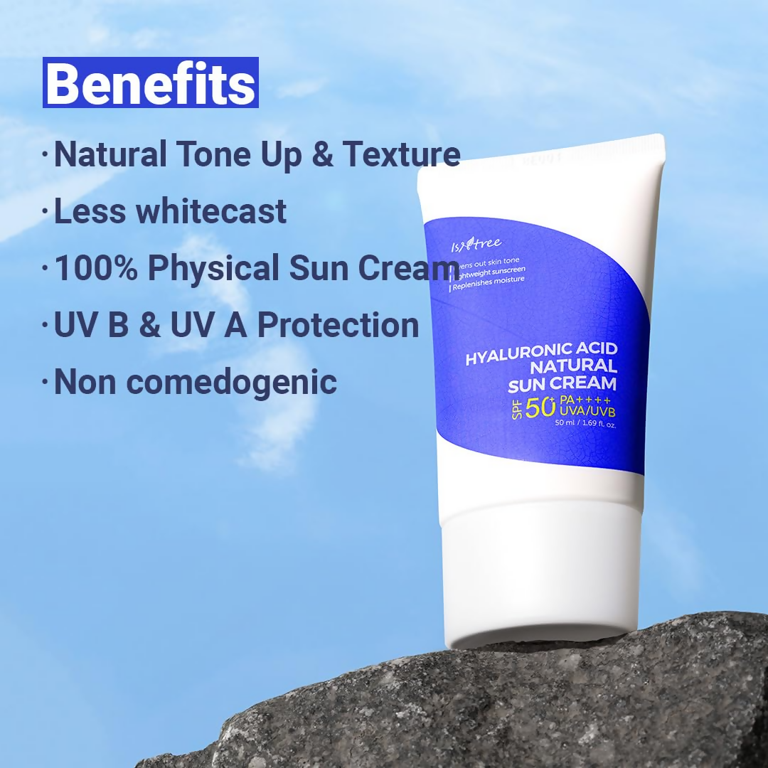Image 4 of Isntree Hyaluronic Acid Natural Suncream SPF 50