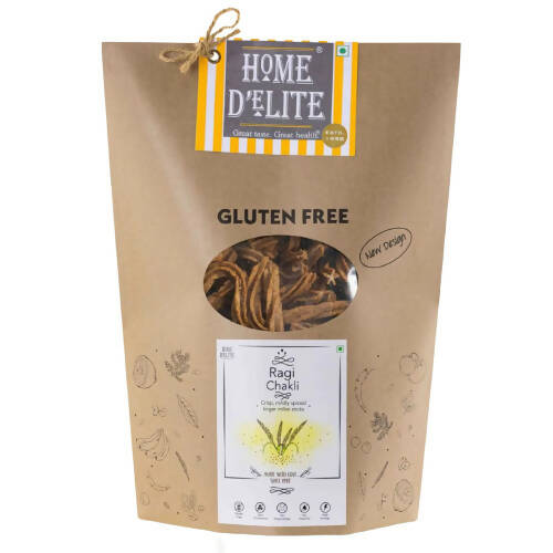Image 1 of 120 gm / Pack of 1 for the product Home D'elite Ragi Chakli