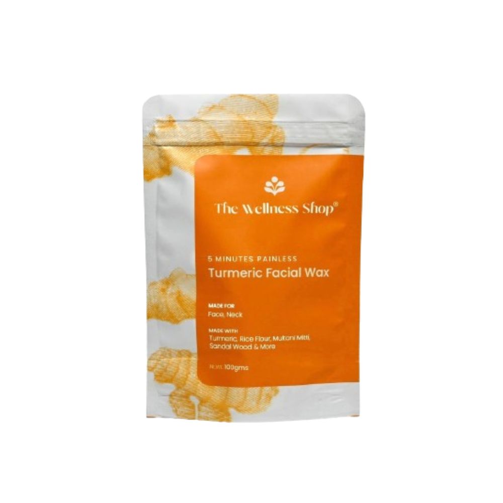 Image 1 of 100 gm / Pack of 1 for the product The Wellness Shop Turmeric Facial Wax Powder