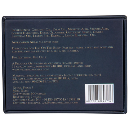 Image 3 of Vrinda Ginger & Lime Soap
