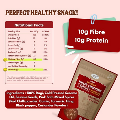 Image 2 of NIHKAN Ragi Millet Crackers