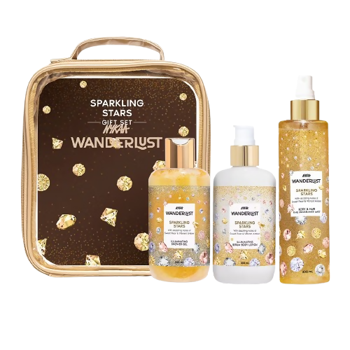 Image 1 of combo / Pack of 1 for the product Wanderlust Sparkling Stars Set for Women - Shower Gel, Lotion, Mist