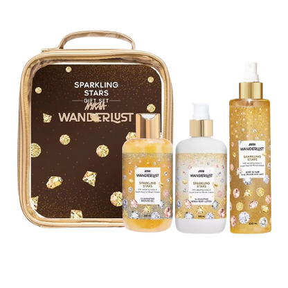 Image 1 of combo / Pack of 1 for the product Wanderlust Sparkling Stars Set for Women - Shower Gel, Lotion, Mist