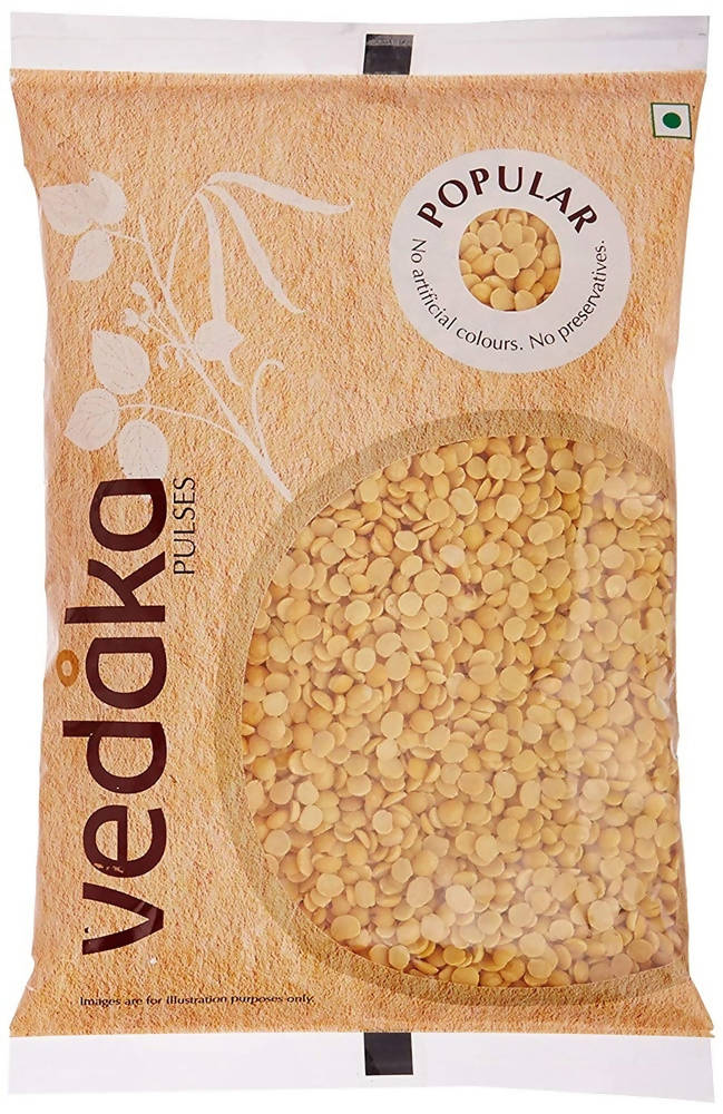 Image 1 of 1 kg / Pack of 1 for the product Vedaka Popular Toor Dal