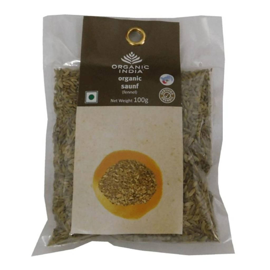 Image 1 of 100 gm for the product Organic India Organic Saunf (Fennel)