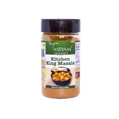 Image 1 of 100 gm / Pack of 1 for the product Tassyam Organics Kitchen King Masala