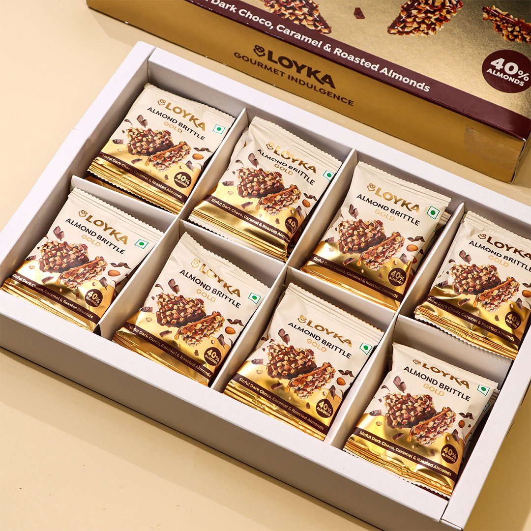 Image 6 of Loyka Almond Brittle Gold 28 Pcs Box