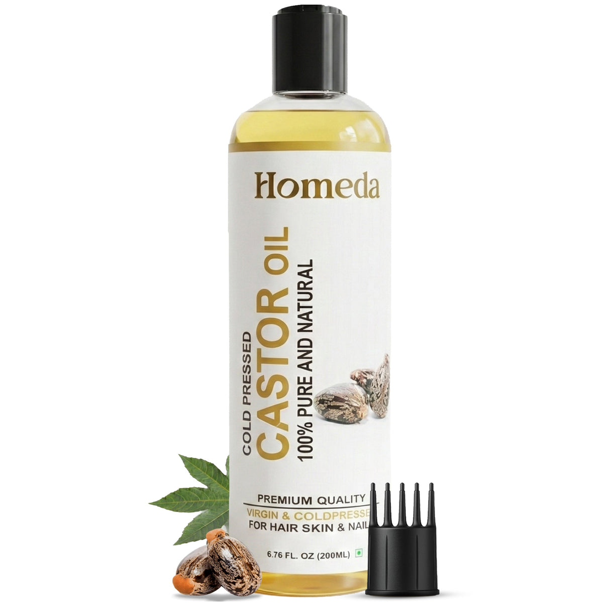Image 1 of 200 ml for the product Shudh Online Cold Pressed Castor Oil