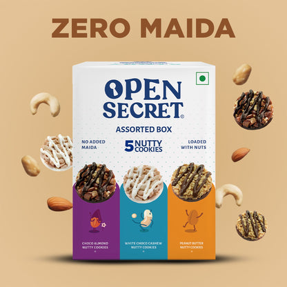 Image 4 of Open Secret Assorted Story Box (x5 Nutty Cookies) - Pack Of 5 Boxes