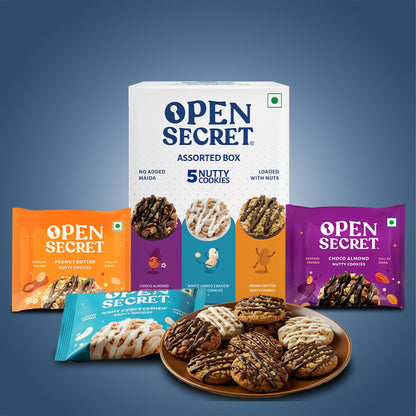 Image 3 of Open Secret Assorted Story Box (x5 Nutty Cookies) - Pack Of 5 Boxes