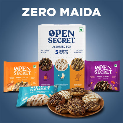 Image 2 of Open Secret Assorted Story Box (x5 Nutty Cookies) - Pack Of 5 Boxes