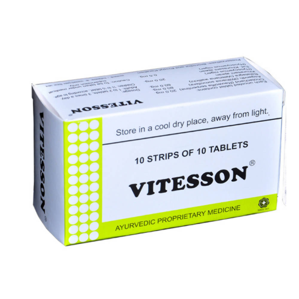Image 1 of 100 tabs for the product J & J Dechane Ayurvedic Vitesson Tablets