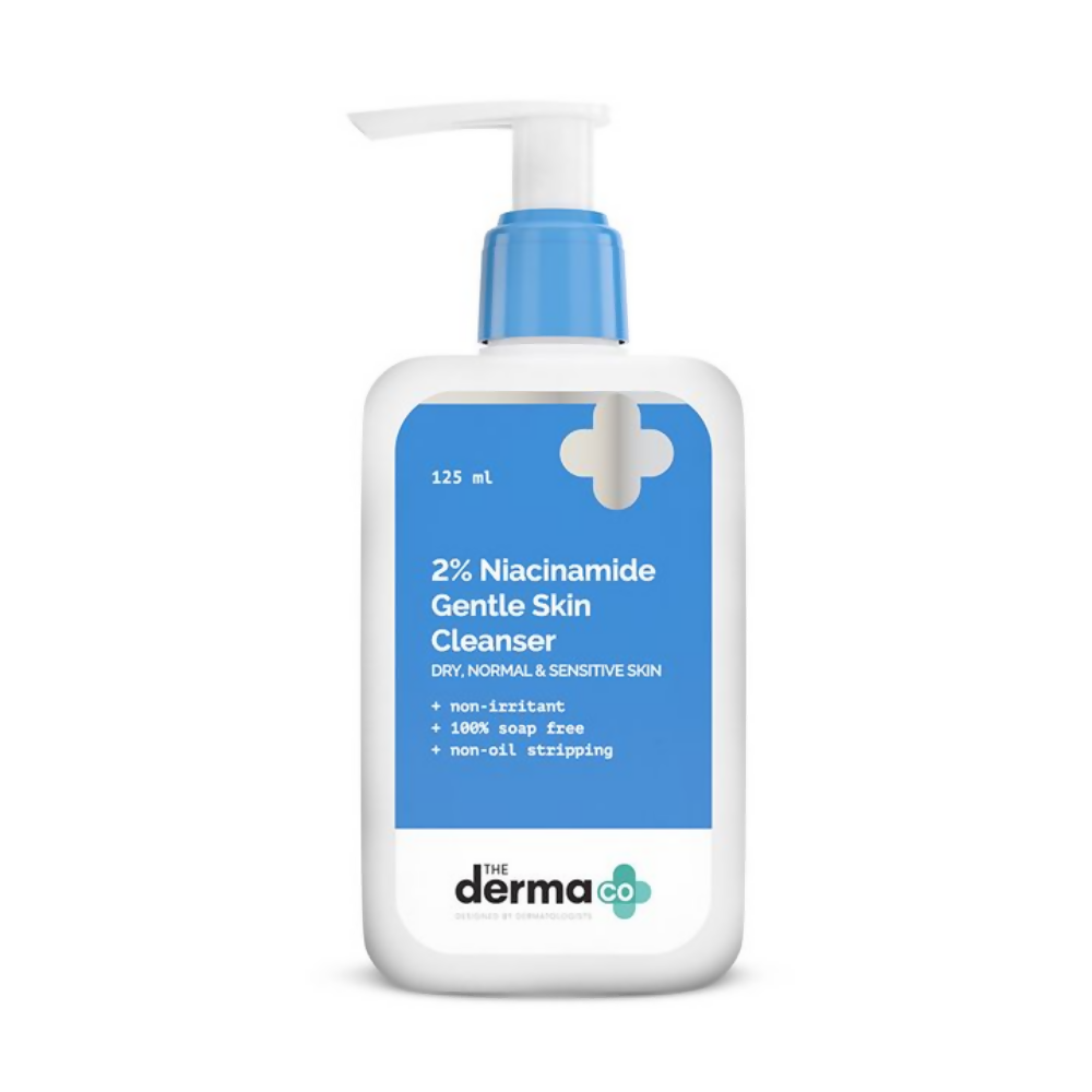 Image 1 of The Derma Co 2% Niacinamide Gentle Skin Cleanser for Sensitive, Dry & Normal Skin