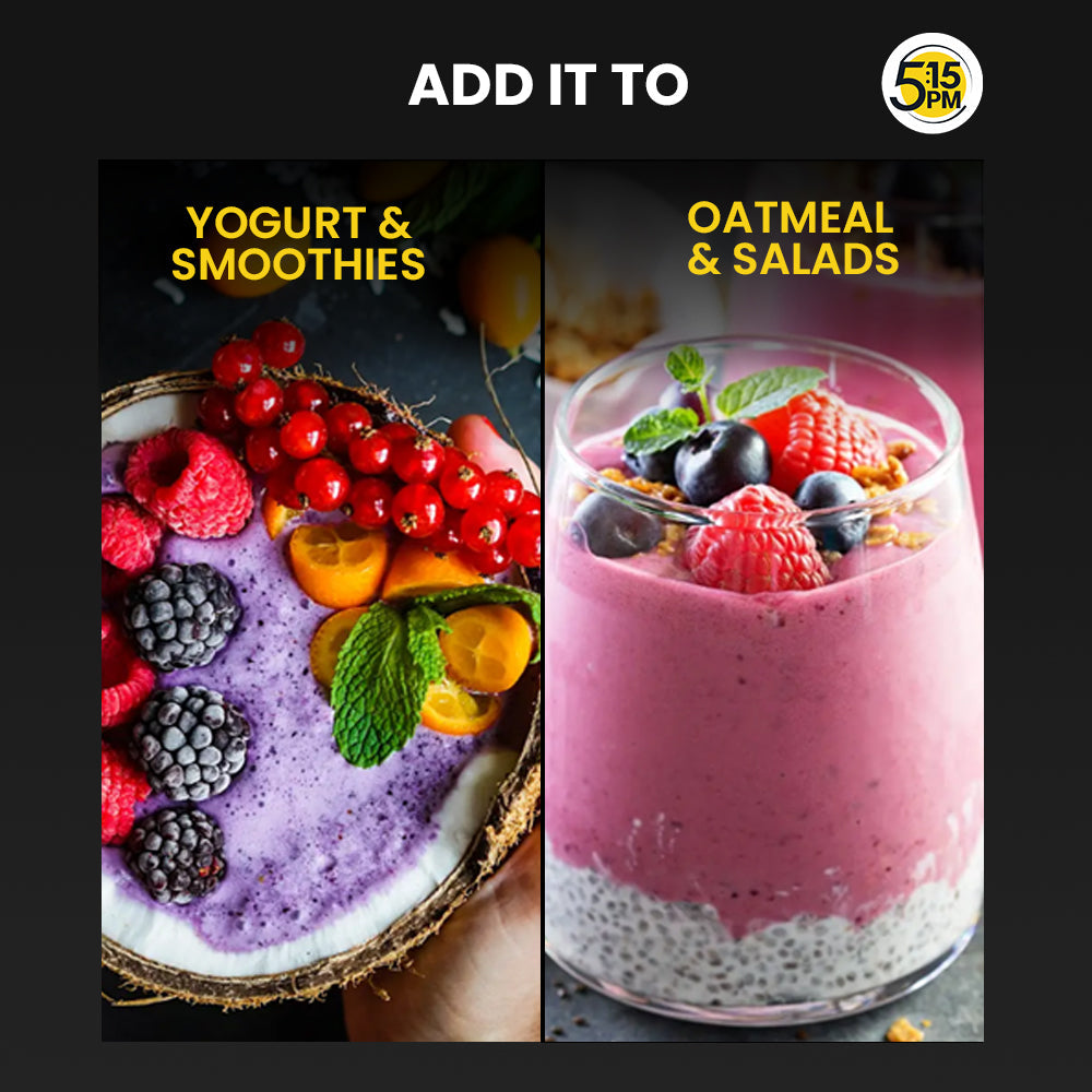 Image 7 of 5:15 PM Basil Seeds | Sabja Seeds for Eating | Falooda Seeds