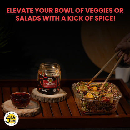 Image 2 of 5:15 PM Chilli Oil | Crispy Chilli Oil For Noodles|Perfect for Stir-Fries, Noodles & Pizzas