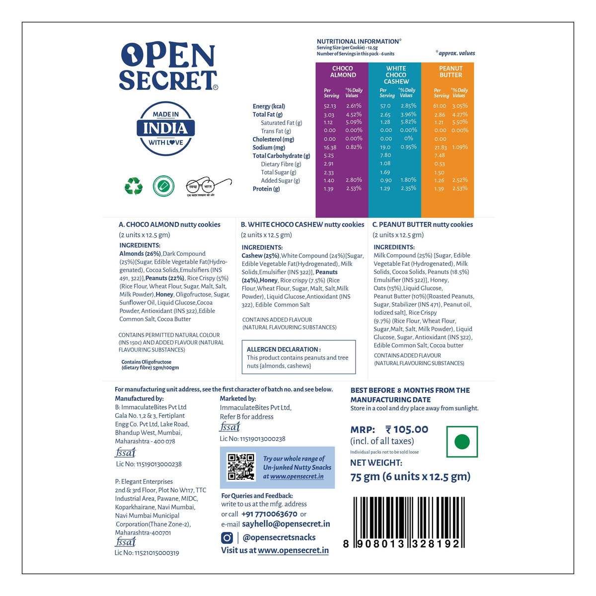 Image 10 of Open Secret Monthly Snack Box (Unjunked)