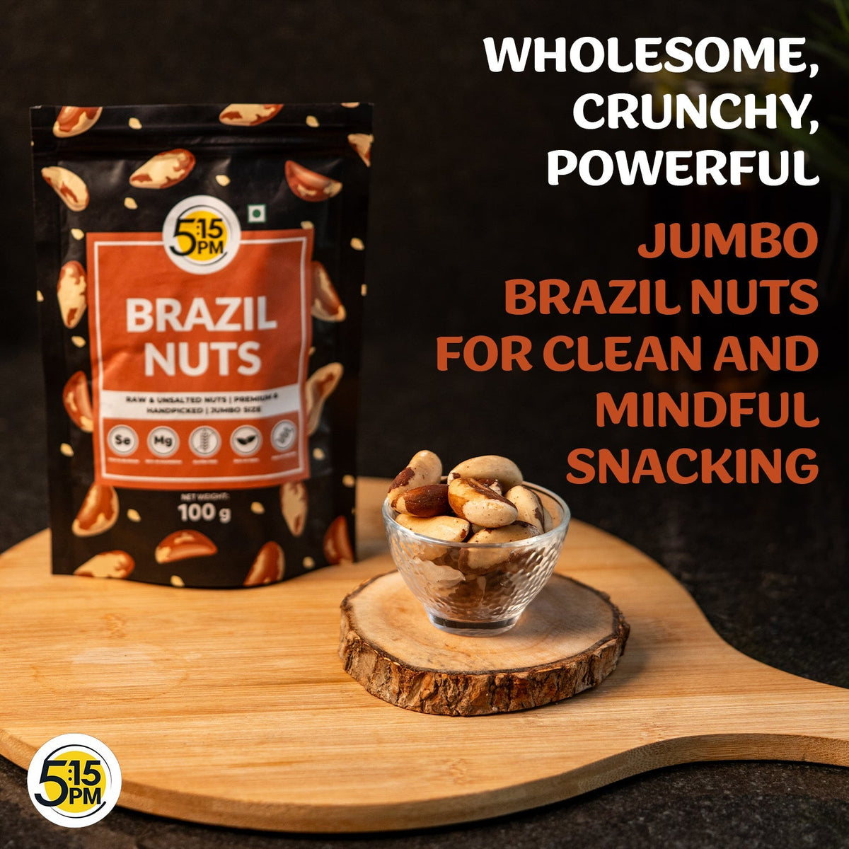 Image 3 of 5:15 PM Jumbo Brazil Nuts