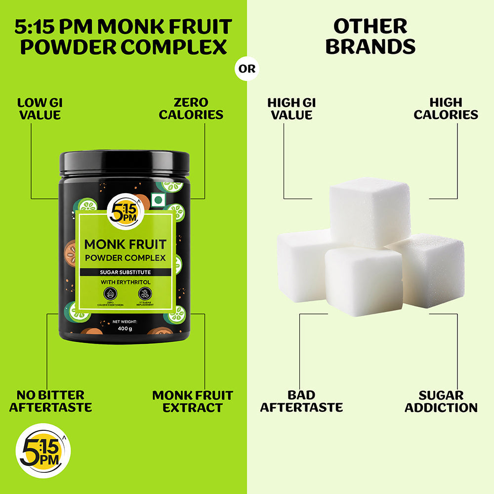 Image 7 of 5:15 PM Monk Fruit Complex with Erythritol | MonkFruit For Cooking & Baking