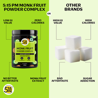 Image 7 of 5:15 PM Monk Fruit Complex with Erythritol | MonkFruit For Cooking & Baking