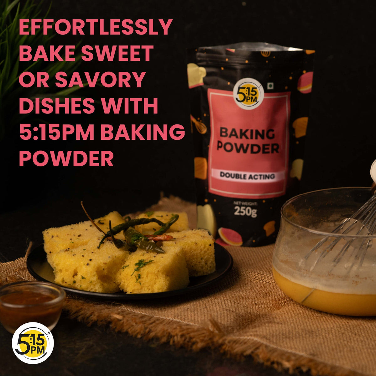 Image 6 of 5:15 PM Baking Powder for Cooking & Baking Cake, Breads, Muffins, Pizza