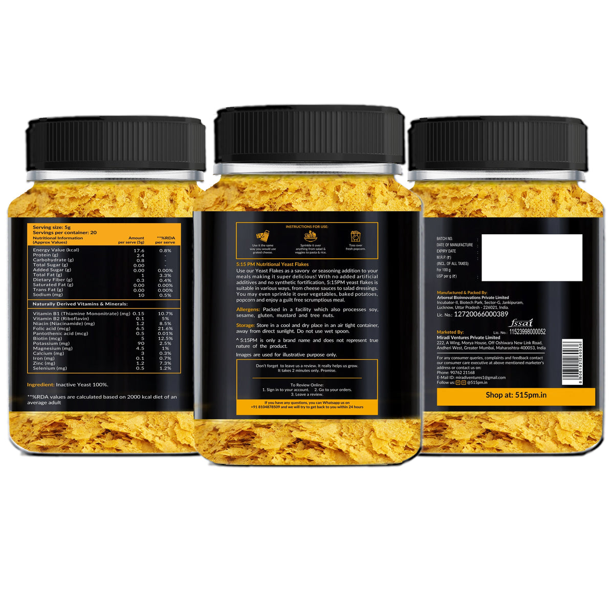 Image 7 of 5:15 PM Nutritional Yeast Flakes