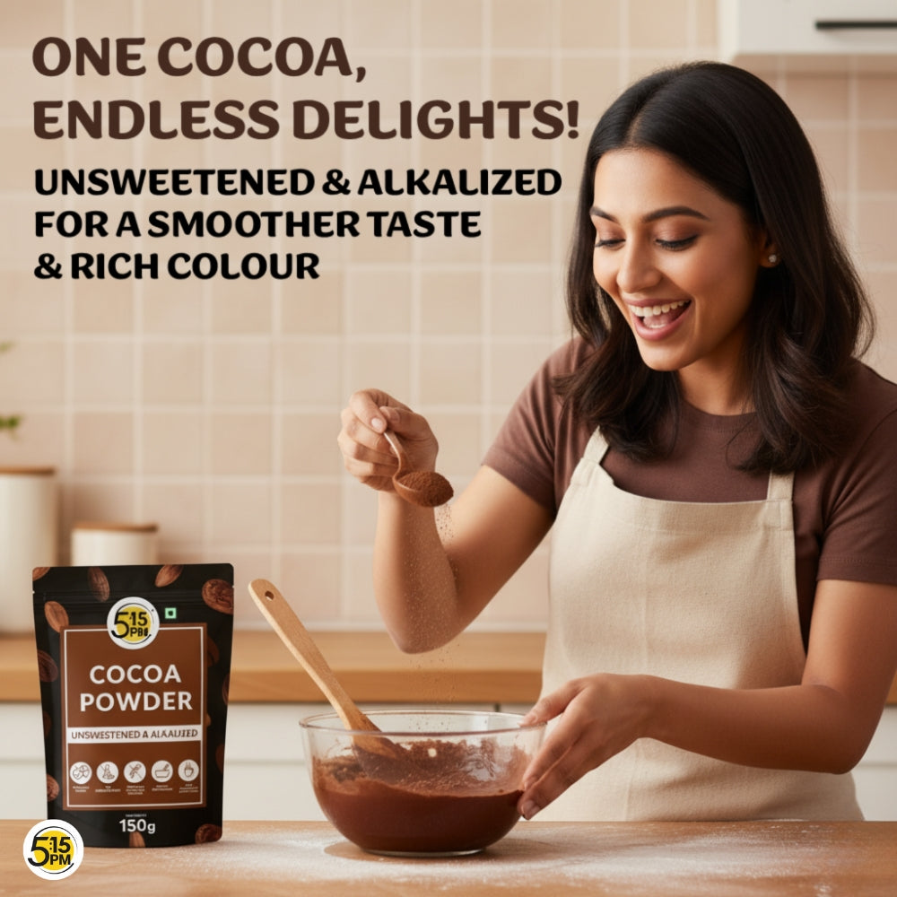 Image 4 of 5:15 PM 100% Pure Unsweetened Cocoa Powder | Cocoa Powder for Cake