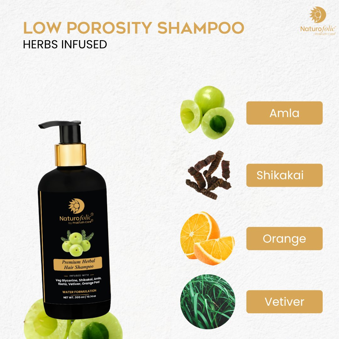 Image 4 of Prakruth Care Premium Herbal Low Porosity Shampoo