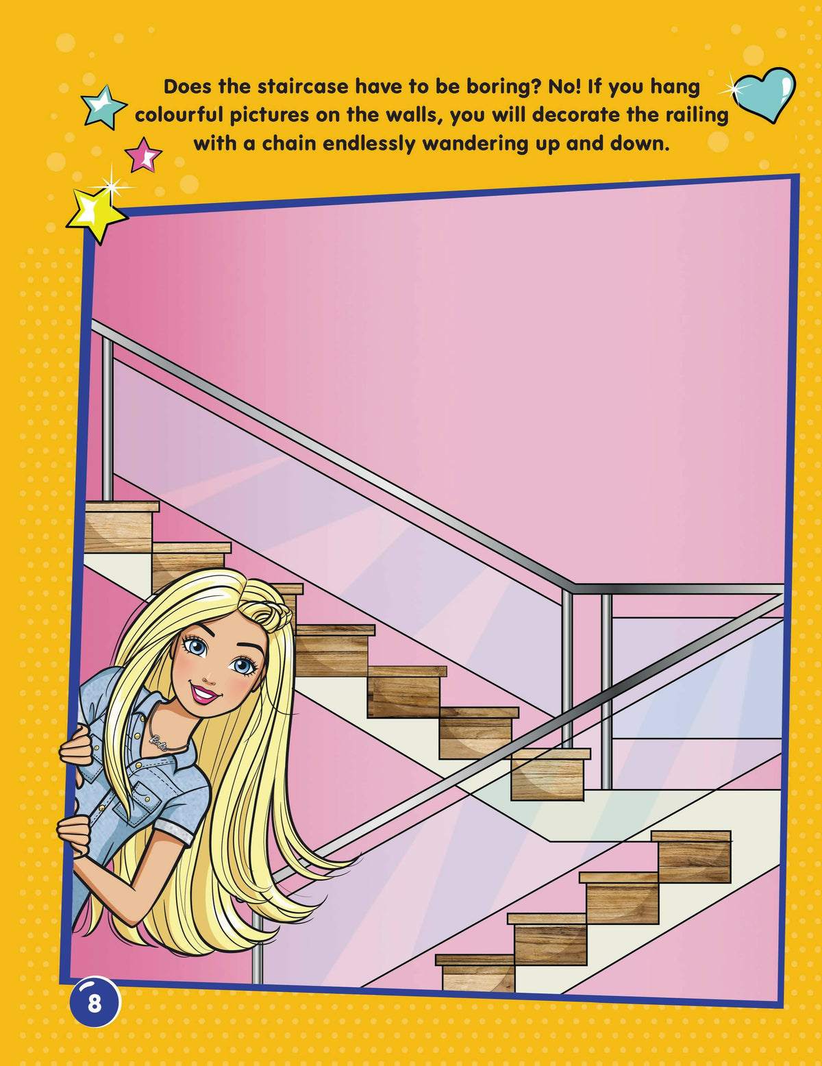 Image 7 of Dreamland Publications Barbie Dreamhouse Adventures -Dream House Decorate with Stickers