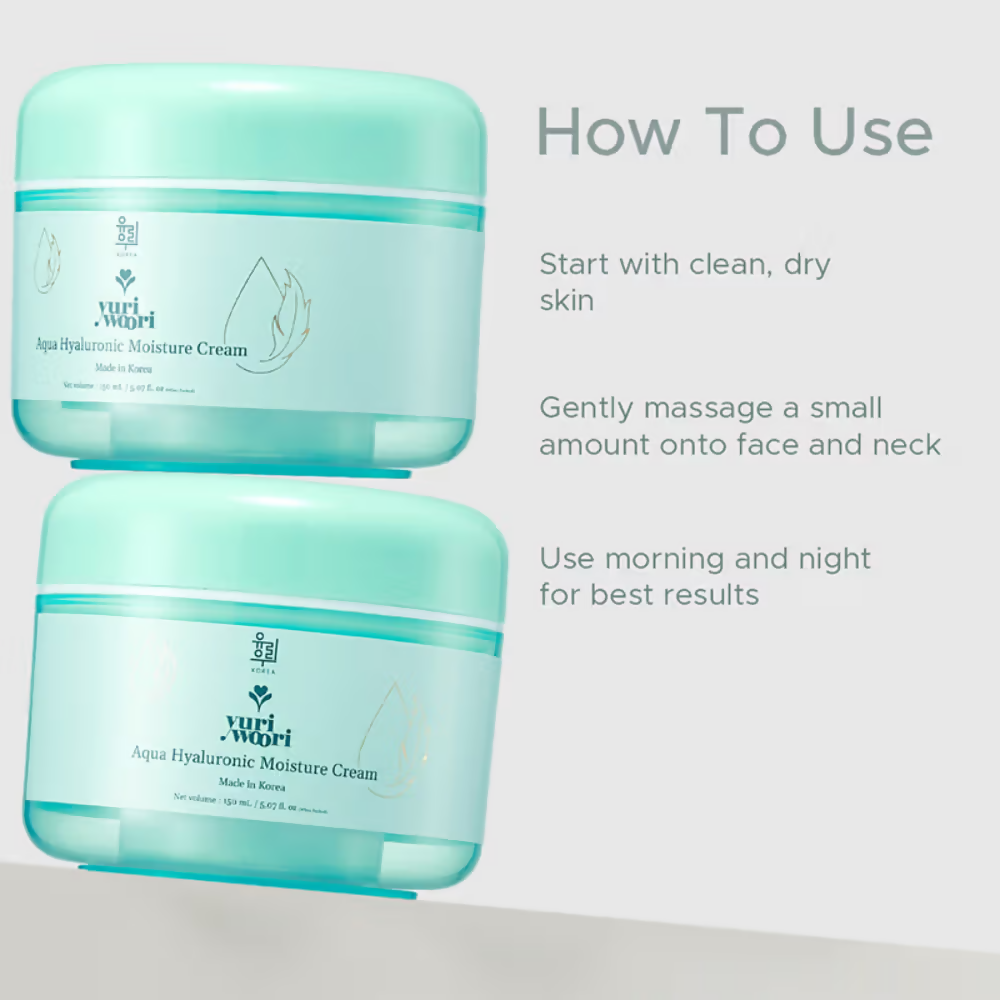 Image 5 of Yuri Woori Aqua Hyaluronic Moisture Cream