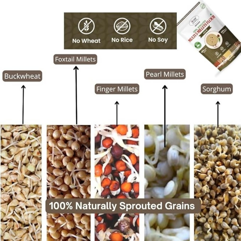 Image 3 of NIHKAN Multigrain Sprouted Millets Flour