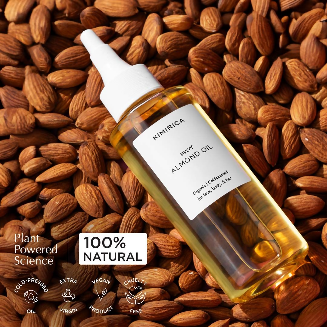Image 4 of Kimirica Sweet Almond Oil For Hair & Glowing Skin