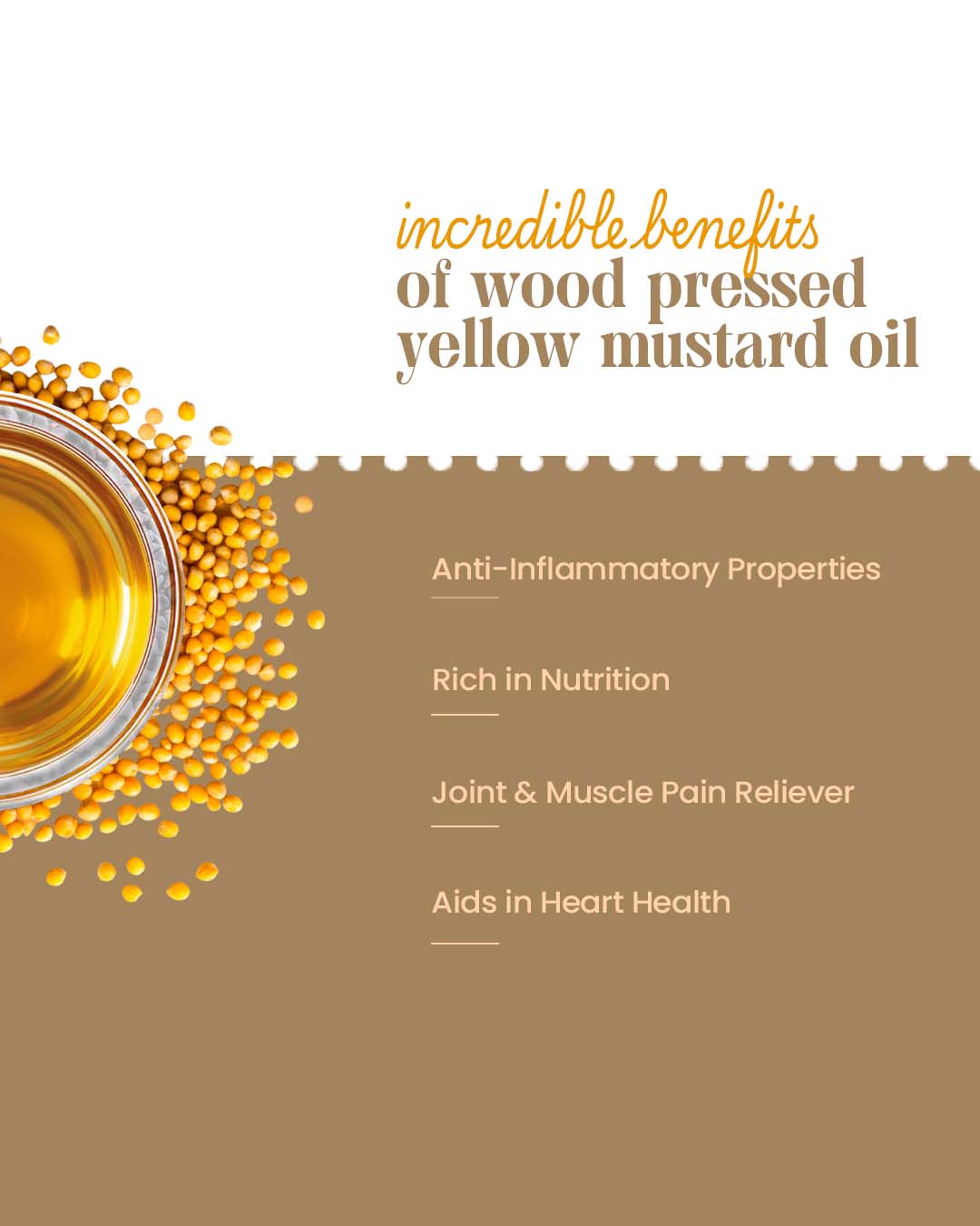 Image 4 of Bharat Vedica Organic Wood Pressed Yellow Mustard Oil - Organic Wood Pressed Pili Sarso ka Tel