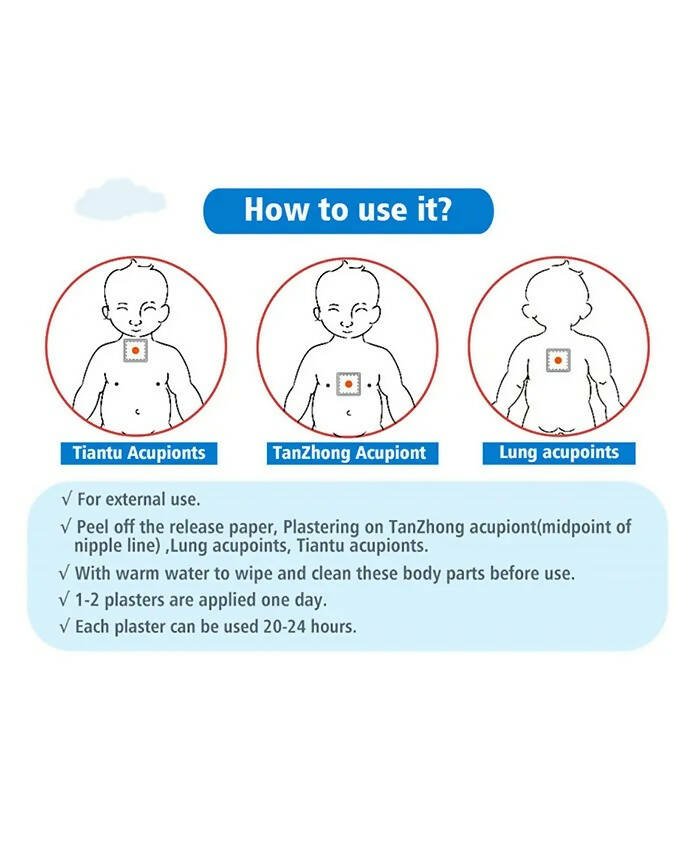 Image 4 of AHC Baby Cough Relief Patch For kids - 6 Patchs