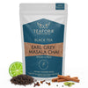 Image 1 of TEAFORA Earl Grey Masala Chai Tea | Spiced Citrus | Blend of Assam CTC, Cardamom, Cinnamon, Black Pepper, Clove, Natural Bergamot Extract | 100% NATURAL