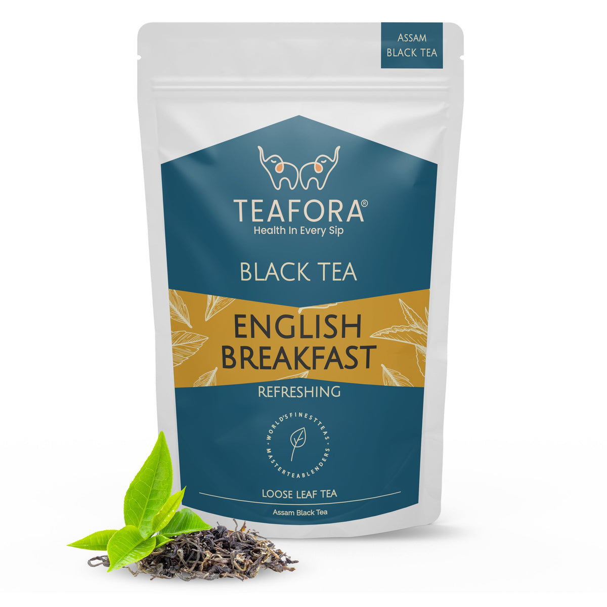 Image 1 of TEAFORA English Breakfast Black Tea | Rich, Robust & Full Bodied Loose Leaf Tea | Refreshing & Aromatic | Freshly Sourced Direct From Origin