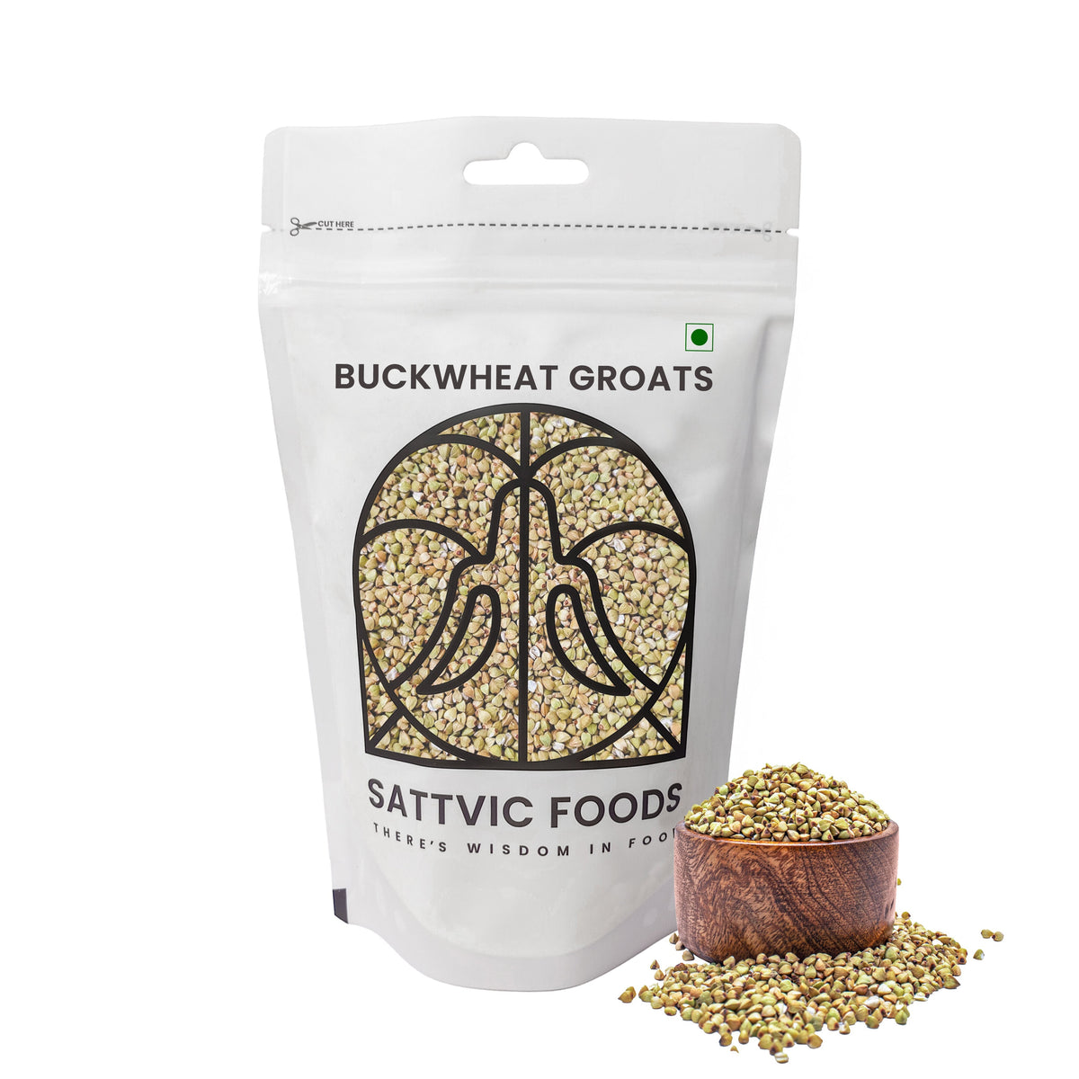 Image 7 of 250 gm for the product Sattvic Foods Buckwheat Groats | Gluten-free, Protein & Fibre Packed