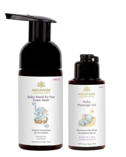 Image 1 of combo for the product AreoVeda Baby Bath Bundle